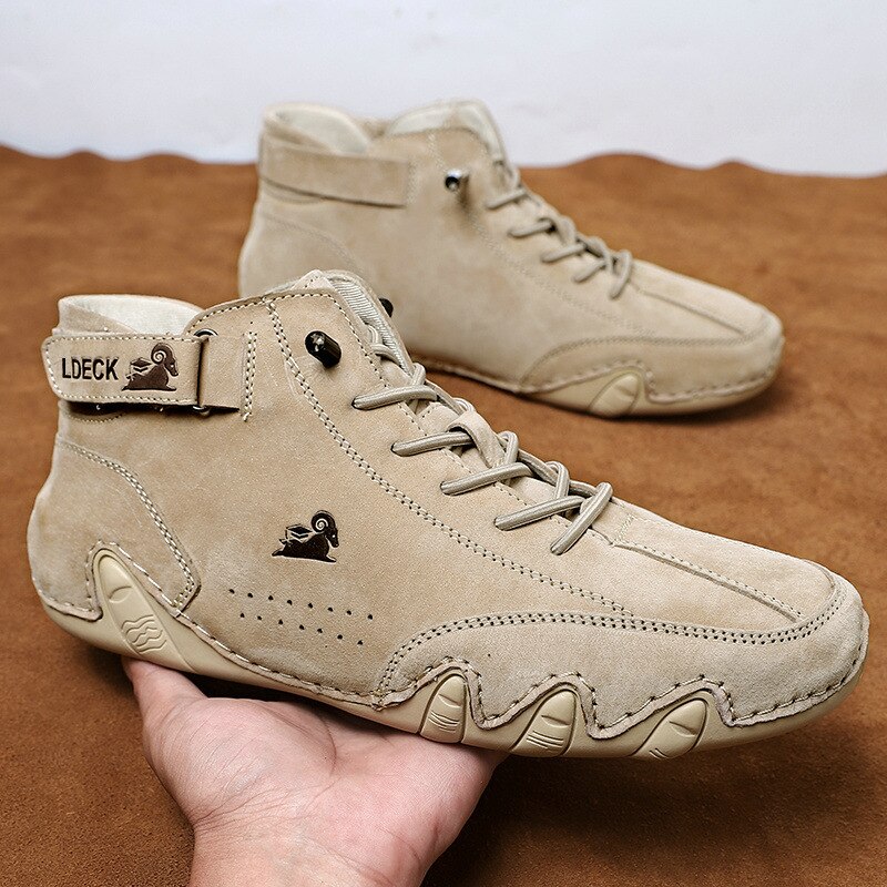 Waterproof Goretex Running Shoes - Men Boots Casual Motorcycle Winter Shoes