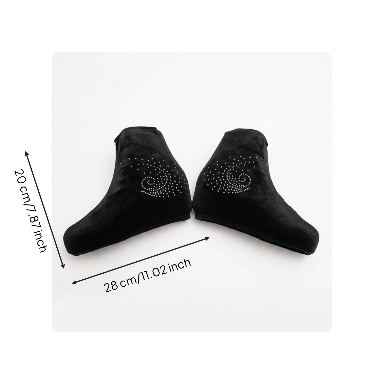 Plush Velvet Ice Skate Covers  - Boots 评论和价格