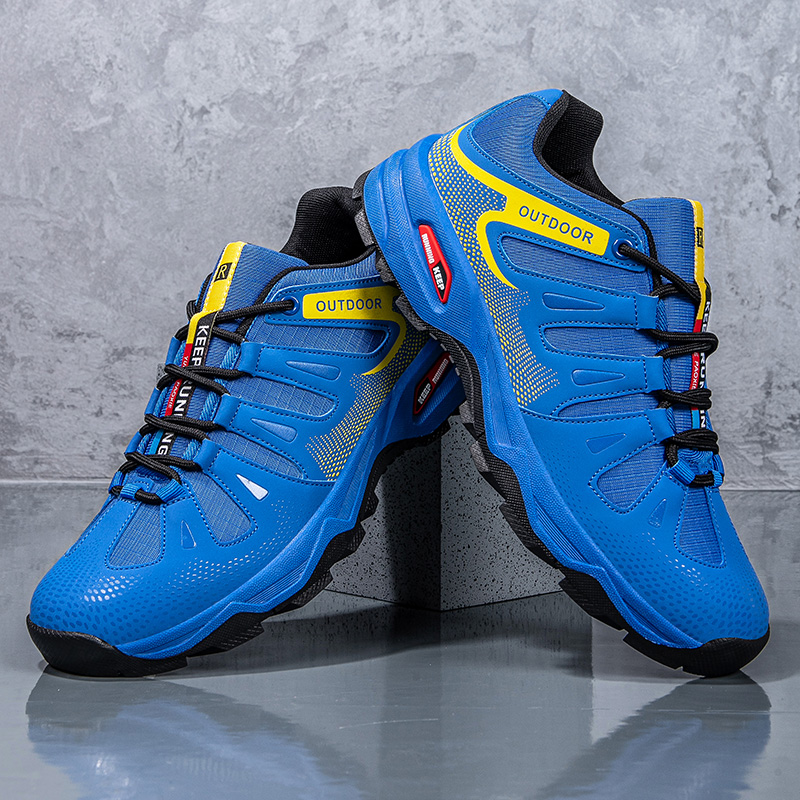 Men‘s Hiking Shoes Lace-up Cli - Anti Slip Trail Running Sneakers 评论和价格