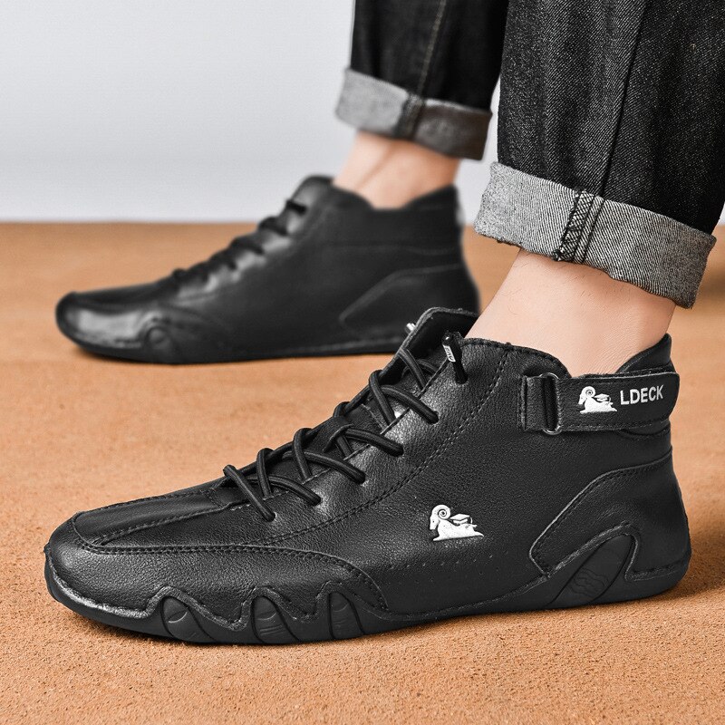 Men Boots Casual Motorcycle Wi - Waterproof Goretex Running Shoes 评论和价格