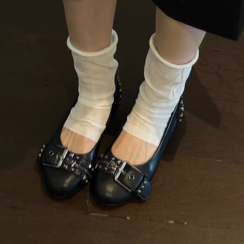 Bolt Round-head Single Shoe Wo - Boots 评论和价格